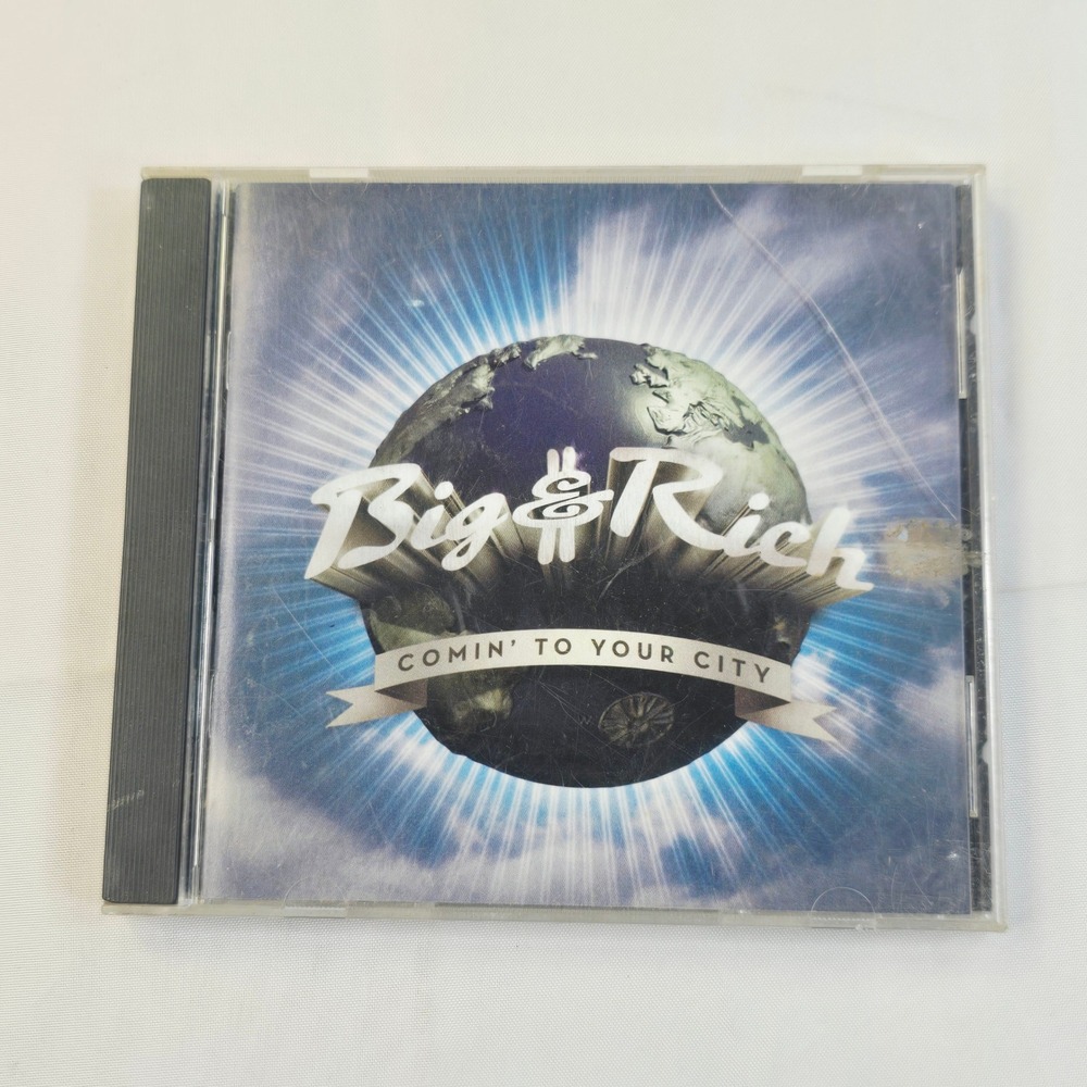 Big & Rich Comin' to Your City CD Album Unisex OS Blue Country Rock 2005